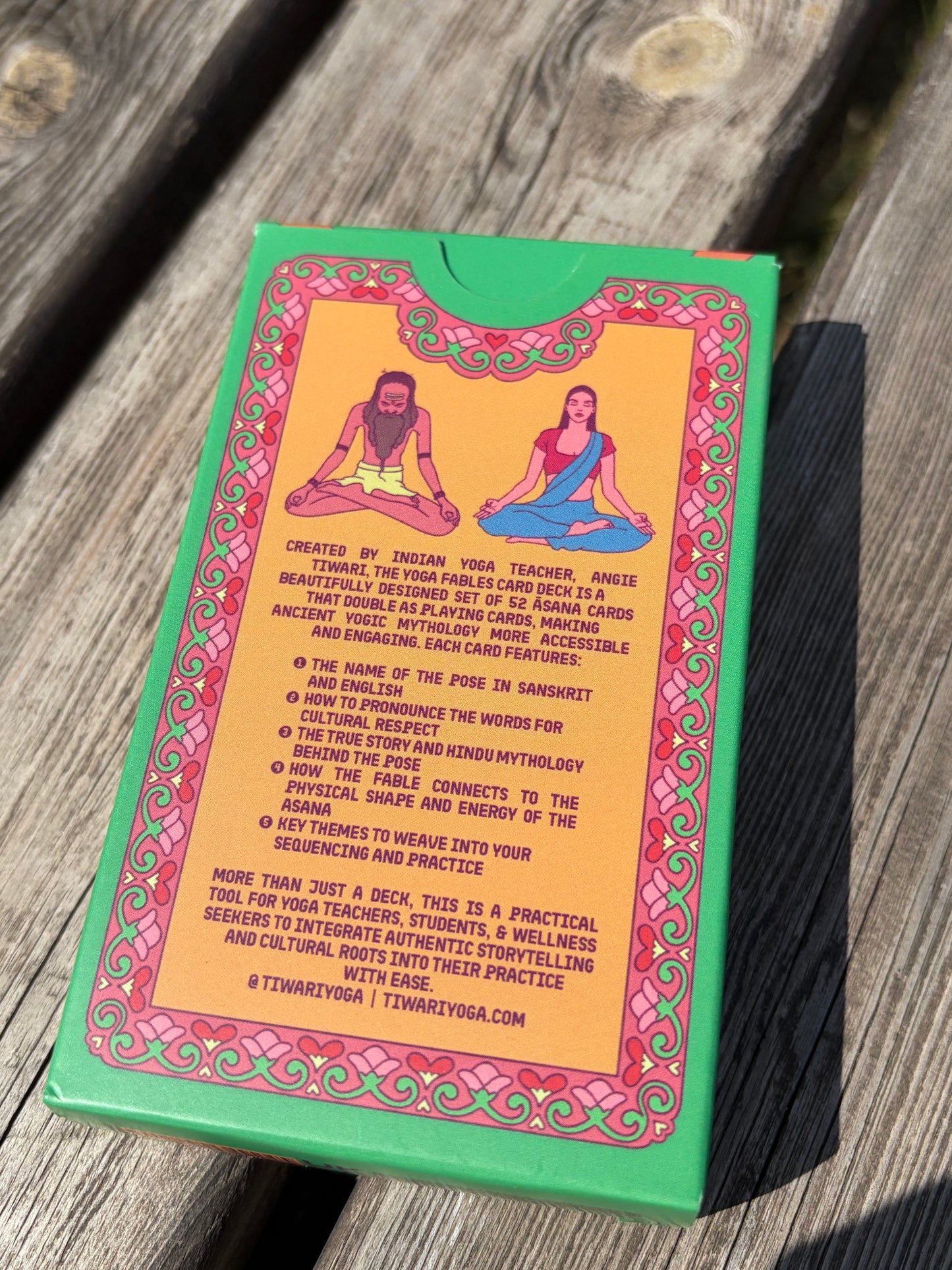 The Yoga Fables: Stories Behind The Poses Indian Playing Cards