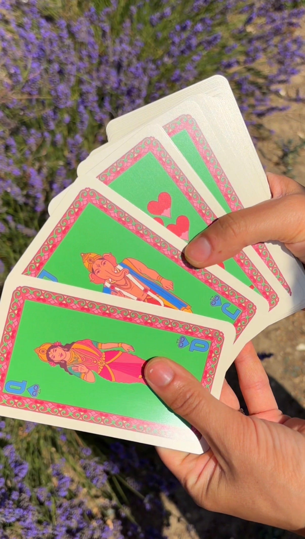 The Yoga Fables: Stories Behind The Poses Indian Playing Cards